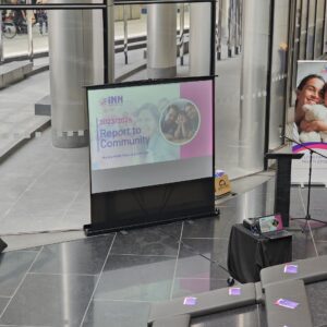 7' Projector screen rental